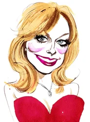 Katherine Jenkins, chanteuse galloise; caricature